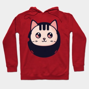 Bowling Ball Cat by dozydonut Hoodie